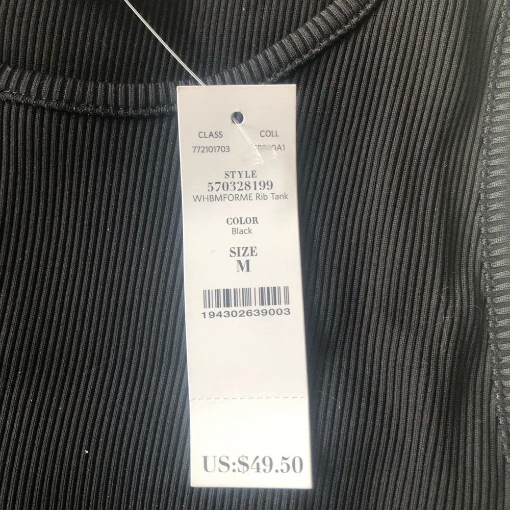 WHBM Ribbed Tank - Picture 4 of 4